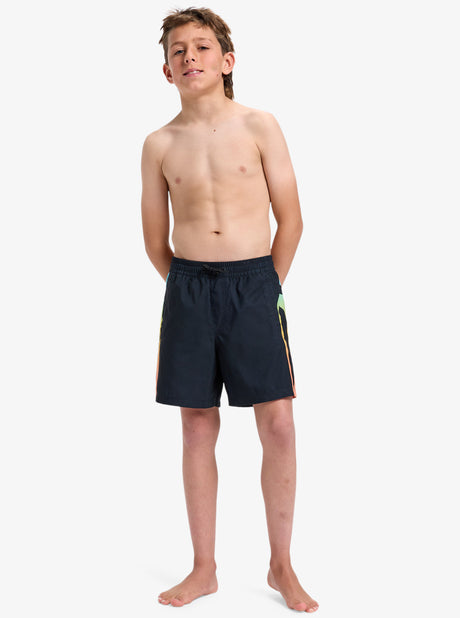 BAÑADOR CINTURA GOMA LOGO LATERAL QUIK NIÑO 1