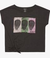 CAMISETA MANGA CORTA CONCHAS NIÑA ROXY COLOR NEGRO 1