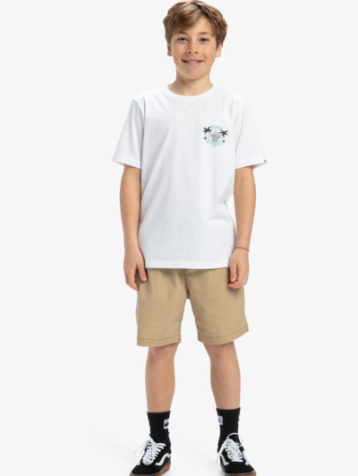 CAMISETA DIBUJO ESPALDA NIÑO QUILKSILVER COLOR BLANCO 1