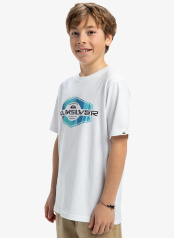 CAMISETA NIÑO LOGO PECHO QUILKSILVER COLOR BLANCO 1