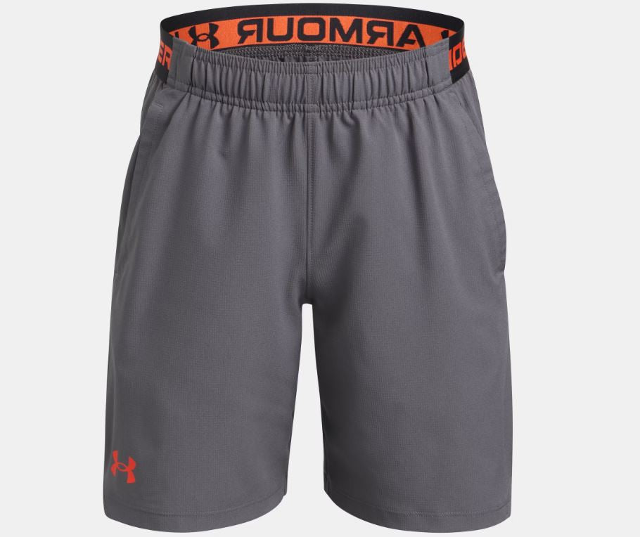 BERMUDA NIÑO GOMA UNDER ARMOUR COLOR GRIS 1