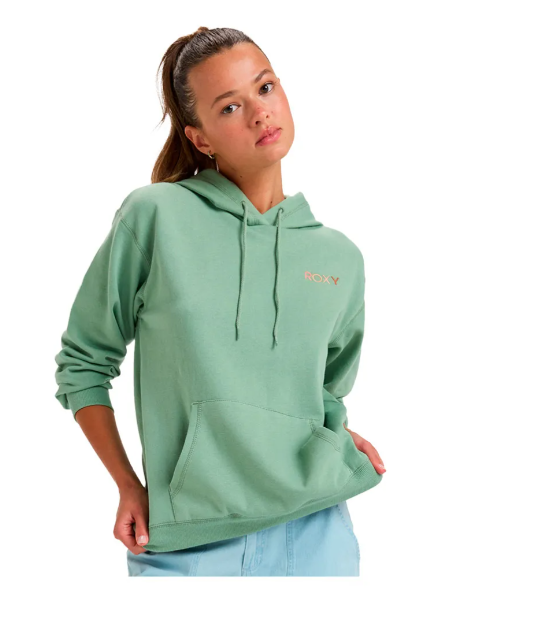 SUDADERA BASIC ROXY COLOR VERDE 1