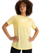 CAMISETA MANGA CORTA TRANSPIRABLE ROXY COLOR AMARILLO 1