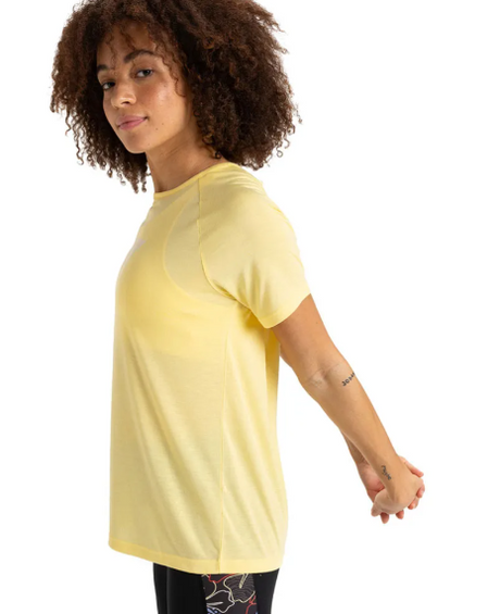 CAMISETA MANGA CORTA TRANSPIRABLE ROXY COLOR AMARILLO 2