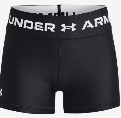 MALLAS SHORT NIÑA UNDER ARMOUR COLOR NEGRO 1