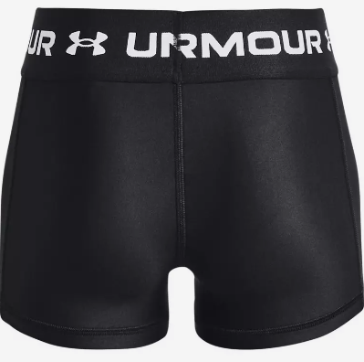 MALLAS SHORT NIÑA UNDER ARMOUR COLOR NEGRO 2