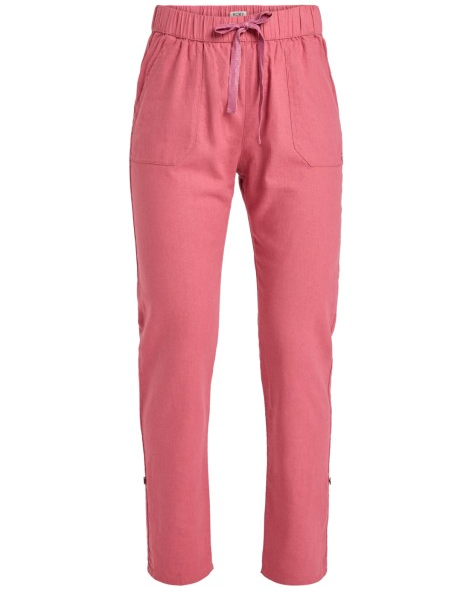 PANTALON LINO ROXY COLOR ROSA 2