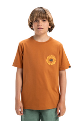 CAMISETA NIÑO LOGO QUICKSILVER COLOR MARRON 1