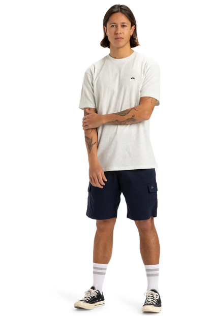 CAMISETA CORTA CHISPITAS QUICKSILVER COLOR CRUDO 1