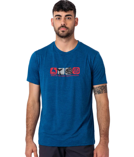 CAMISETA MANGA CORTA TRANSPIRABLE TERNUA COLOR AZUL 1