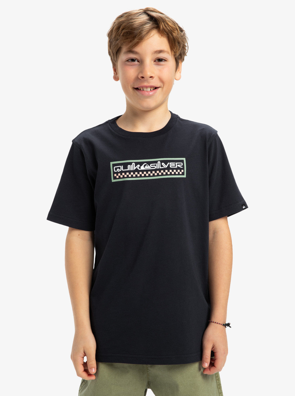 CAMISETA MANGA CORTA QUICKSILVER COLOR NEGRO 1