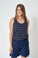 CAMISETA TIRANTE RALLAS BATELA COLOR MARINO 1