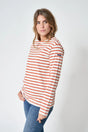 CAMISETA RAYAS BATELA COLOR CRUDO 1