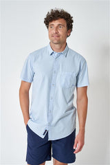 CAMISA LISA BATELA COLOR CELESTE 1