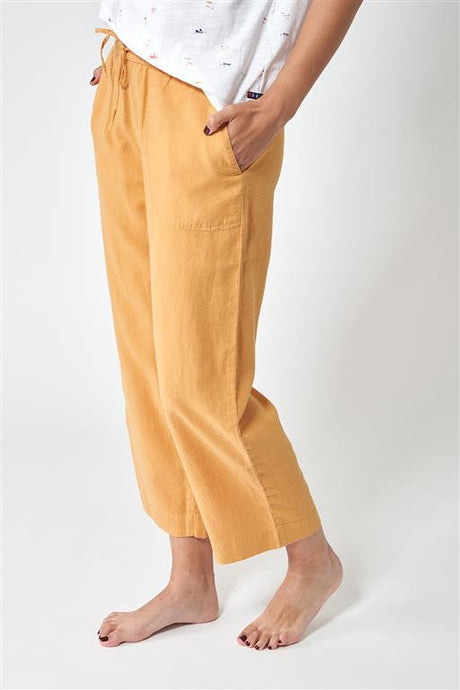 PANTALON LINO BATELA COLOR BEIGE 1