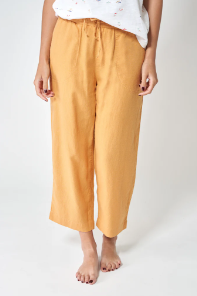 PANTALON LINO BATELA COLOR BEIGE 2