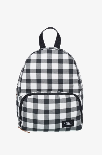 MOCHILA CUADRADOS ROXY COLOR NEGRO 1