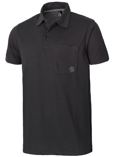 POLO CORTO NORMAN TERNUA COLOR NEGRO 1