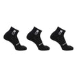3 PACK DE CALCETINES SALOMON TOBILLEROS NEGROS 1