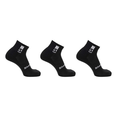 3 PACK DE CALCETINES SALOMON TOBILLEROS NEGROS 1