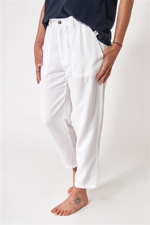 PANTALON TENCEL BATELA COLOR BLANCO 1