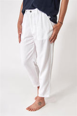 PANTALON TENCEL BATELA COLOR BLANCO 1