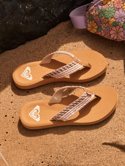 CHANCLA DEDO ROXY COLOR BEIGE 2