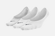 CALCETIN INVISIBLE 3 PARES NIKE COLOR BLANCO 1