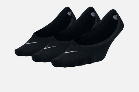 PINKY INVISIBLE 3 PARES NIKE COLOR NEGRO 1