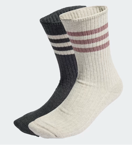 CALCETINES 2 PARES ADIDAS COLOR BEIGE 1