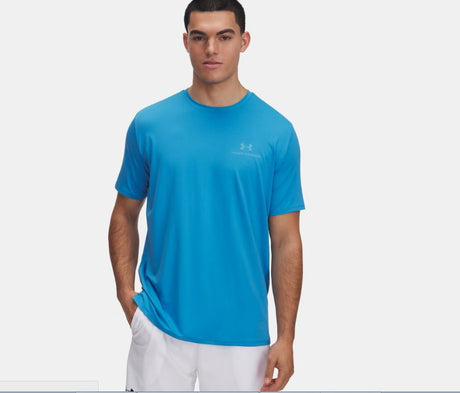 CAMISETA MANGA CORTA TRASPIRABLE TECH UNDER ARMOUR AZUL 1