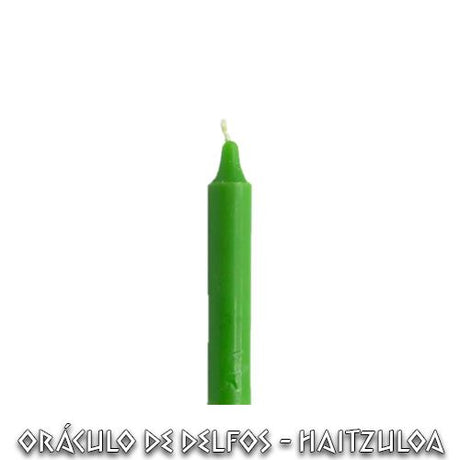 Vela Bujía pequeña Verde Intermedio 1