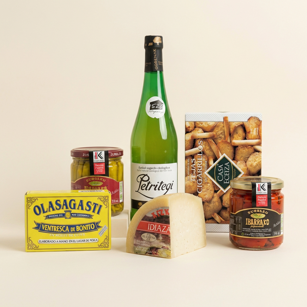 Cesta Gourmet Tradición Vasca de Navidad