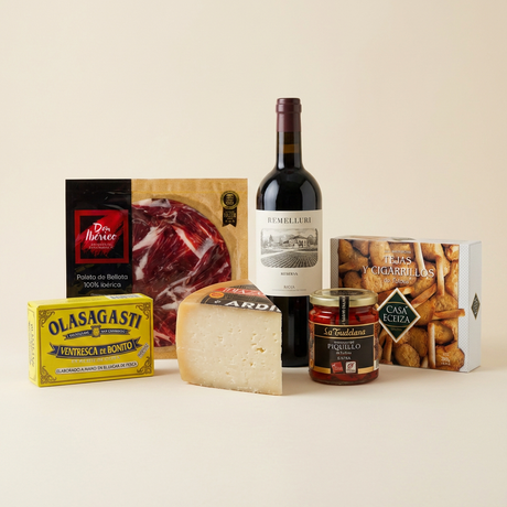 Cesta de Navidad Gourmet con Jamón Ibérico