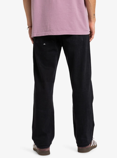 PANTALON VAQUERO NEGRO DE CHICO MARCA QUIKSILVER 2