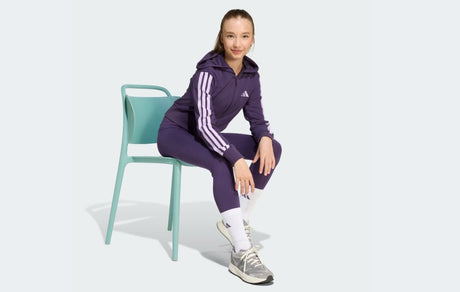 SUDADERA CORTITA PARA NIÑA MARCA ADIDAS COLOR MORADO 1