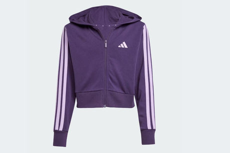 SUDADERA CORTITA PARA NIÑA MARCA ADIDAS COLOR MORADO 2