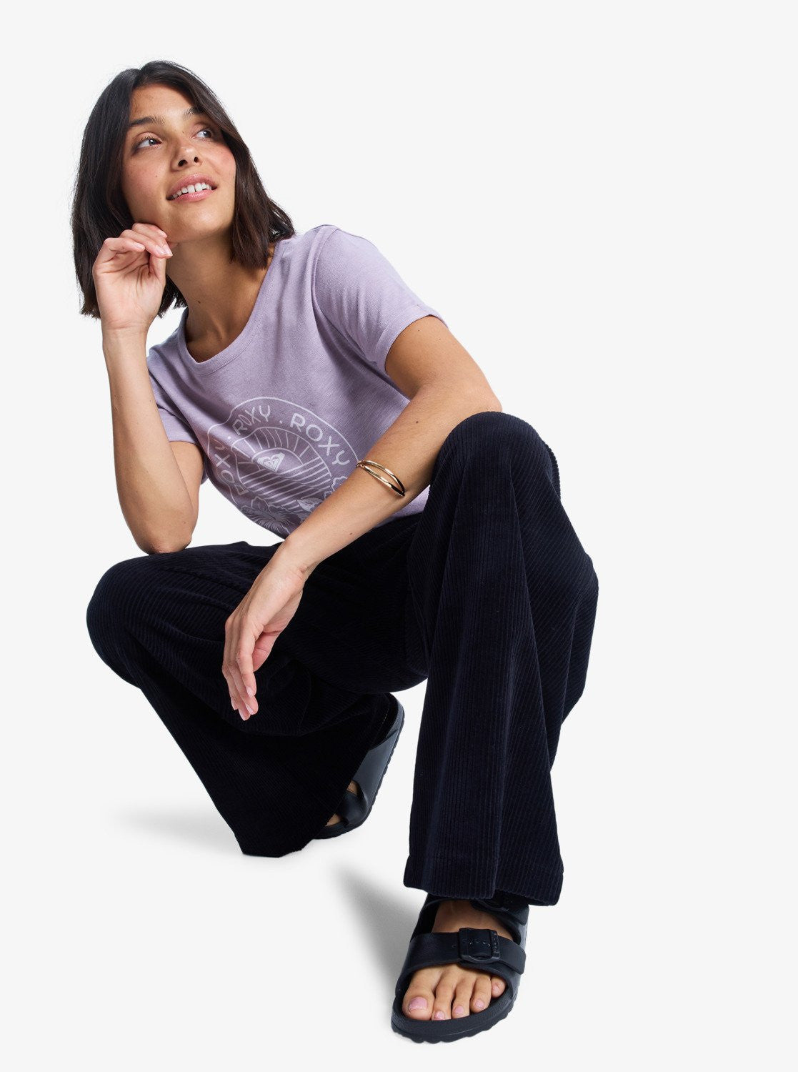 PANT ANCHO TIPO PANA NGR ROXY 2