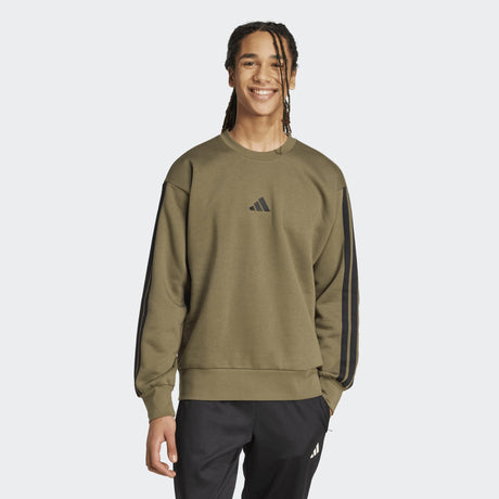 SUDADERA CUELLO CAJA PARA HOMBRE MARCA ADIDAS COLOR KAKI 1