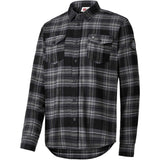 CAMISA FRANELA CUADROS PARA HOMBRE MARCA TERNUA NEGRO GRIS 1