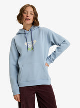 SUDADERA ALGODON PARA CHICA CAPUCHA COLOR CELESTE MARCA ROXY 1