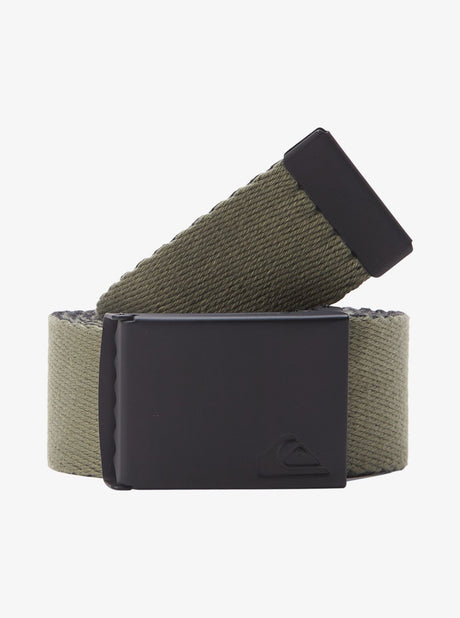 CINTURON REVERSIBLE DE QUIKSILVER NEGRO/KAKI 2