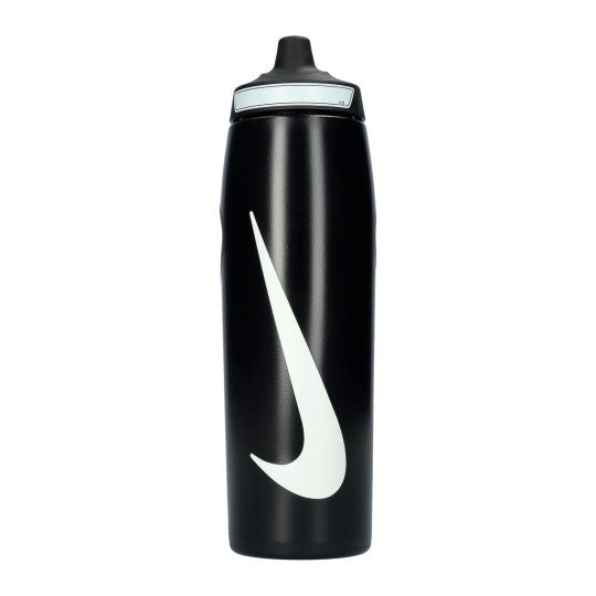NIKE REFUEL BOTTLE 24OZ BOTELLA DE AGUA DEPORTIVA BPA libre Hermética COLOR NEGRO 1