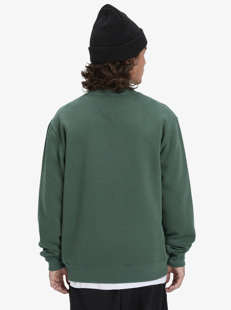 SUDADERA CHICO QUIKSILVER VERDE BOTELLA CUELLO REDONDO 2