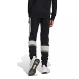 PANTALON DE CHANDALL TEJIDO ALGODON 3BANDAS LATERALES COLOR NEGRO 2