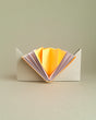 Libro artista Rosa amarillo artesanal reciclado