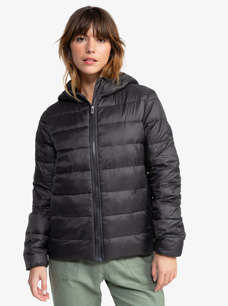 CAZADORA TIPO PLUMI NGR LISO TXANO ROXY´25 1