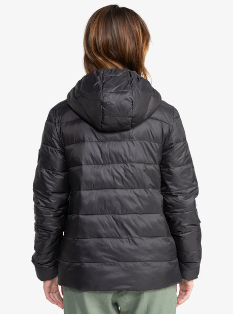 CAZADORA TIPO PLUMI NGR LISO TXANO ROXY´25 2