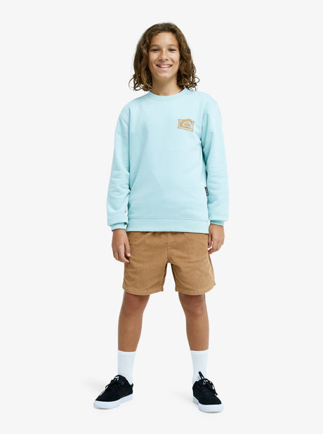 SUDADERA C/CAJA TURQUESA´26 MARCA QUIKSILVER 1