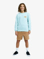 SUDADERA C/CAJA TURQUESA´26 MARCA QUIKSILVER 1